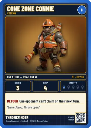 Card #02: Cone Zone Connie
