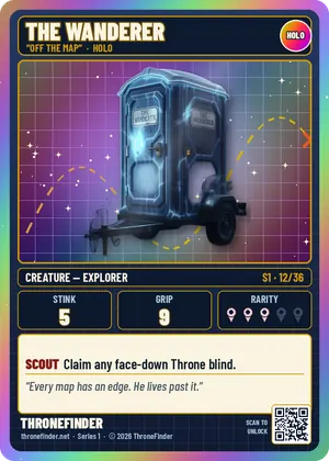 Card #12: The Wanderer “Off the Map”