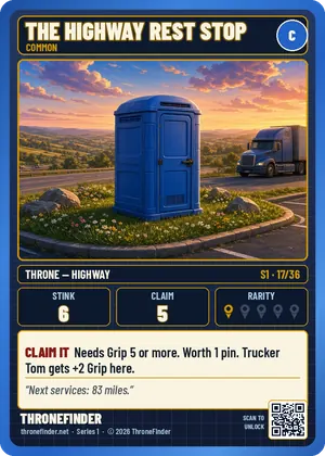 Card #17: The Highway Rest Stop