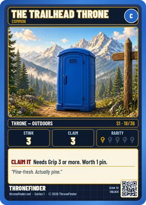 Card #18: The Trailhead Throne