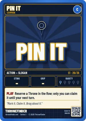 Card #26: Pin It