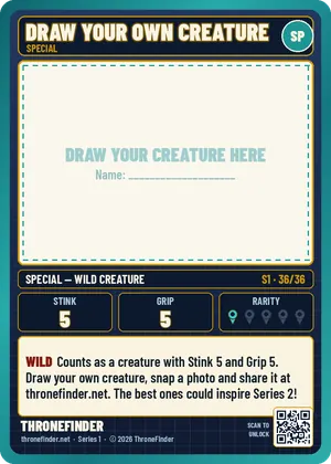 Card #36: Draw Your Own Creature